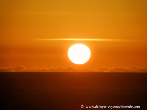 Atardecer en el Pacífico, Chile