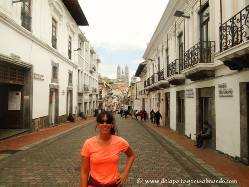 Una calle de Quito, Ecuador