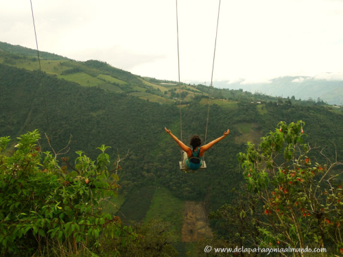 Columpio al vacío, Baños, Ecuador