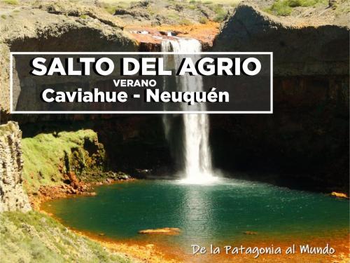 Salto del Agrio en verano