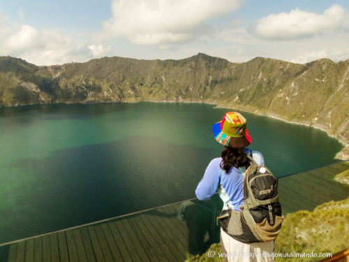 Laguna cratérica Quilotoa, Ecuador