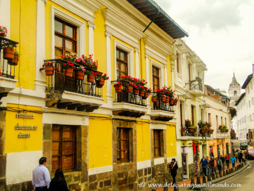 Una calle de Quito, Ecuador